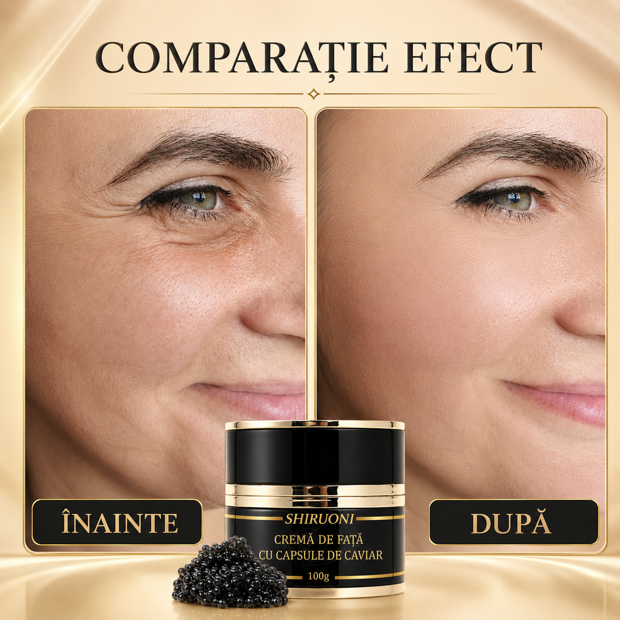 Cremă cu Caviar Anti Îmbătrănire